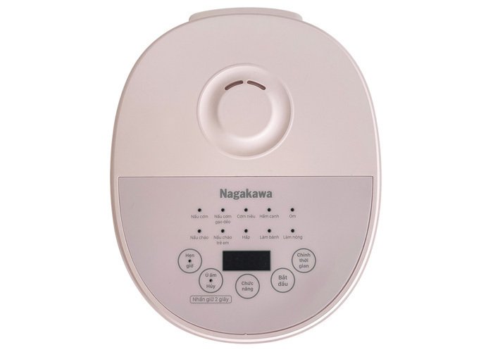 nồi cơm điện tử nagakawa nag0142 (1.5 lít) - màu sắc: ghi xám