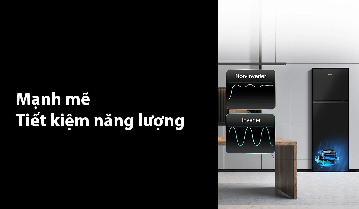 tủ lạnh hisense inverter 205 lít ht22wb