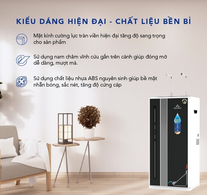 máy lọc nước ro nóng lạnh hòa phát hwbr4b1021t