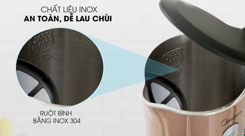 bình đun siêu tốc midea mk-317dw