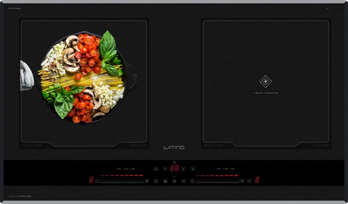 bếp điện từ đôi latino lt 676g-62id
