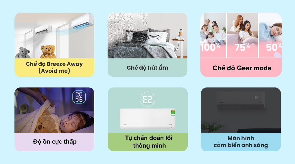 máy lạnh comfee inverter 1 hp cfs-10vdgf-v