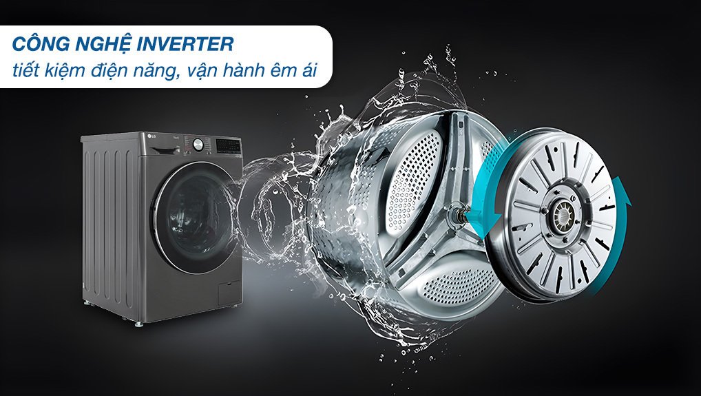 máy giặt lg ai dd inverter 10 kg fv1410s4b