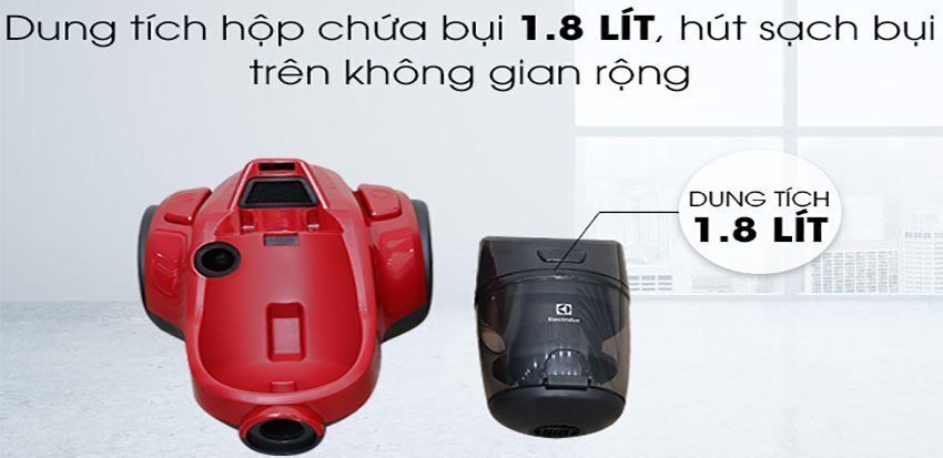 máy hút bụi electrolux ec41-6cr - hàng chính hãng