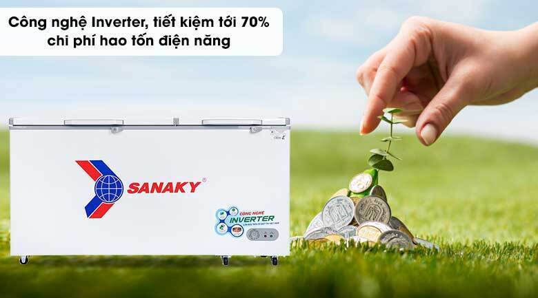 tủ đông inverter sanaky vh-6699hy3, 1 ngăn đông 660 lít