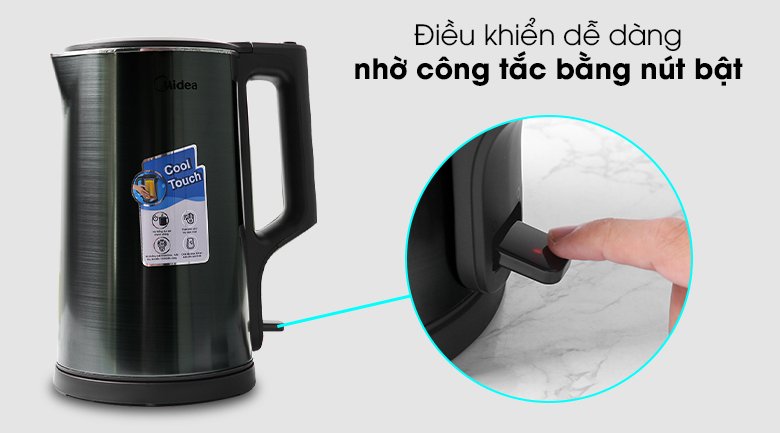 bình đun siêu tốc midea mk-317dc