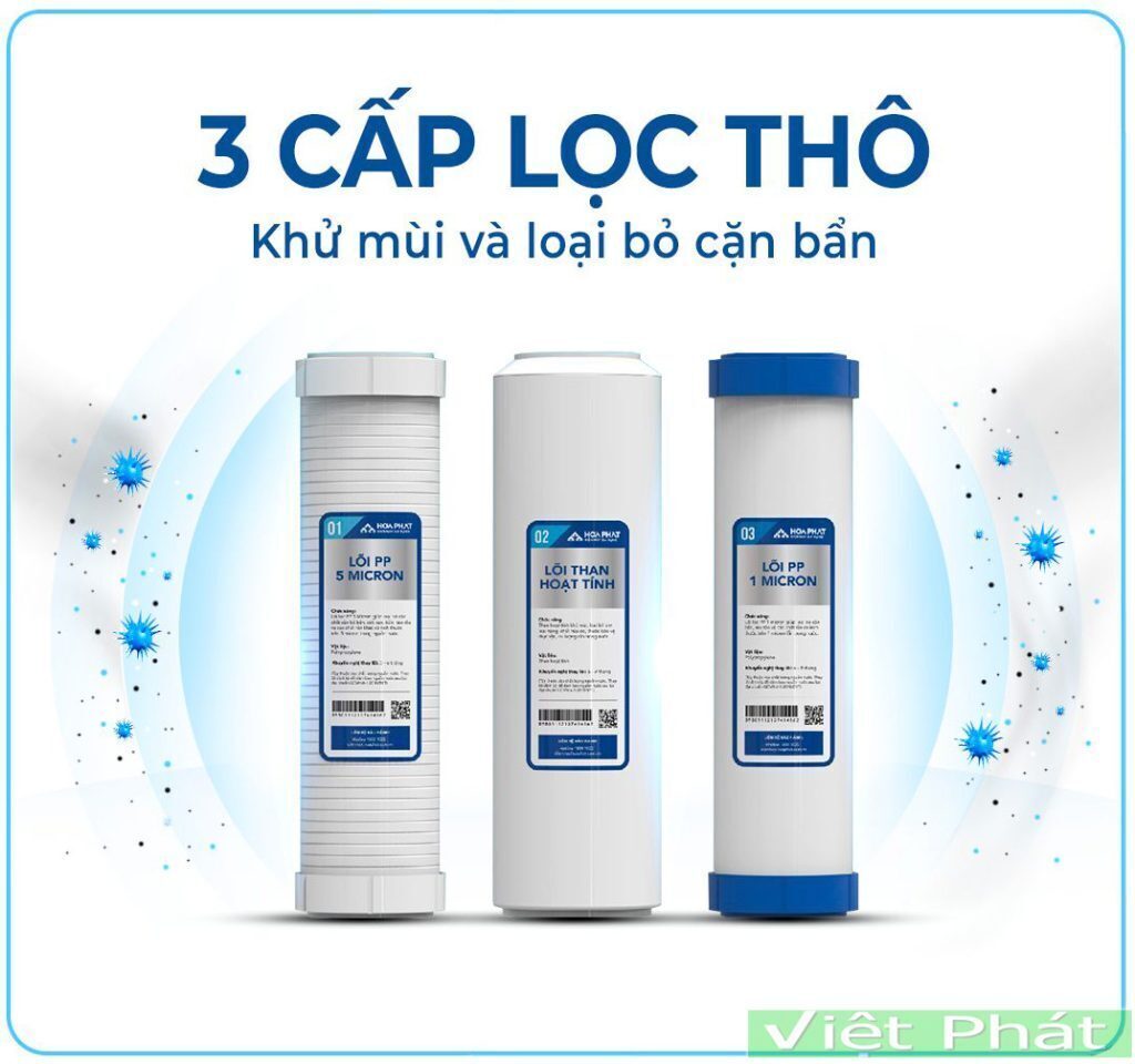 máy lọc nước ro nóng nguội lạnh hòa phát hpn668 (11 lõi)