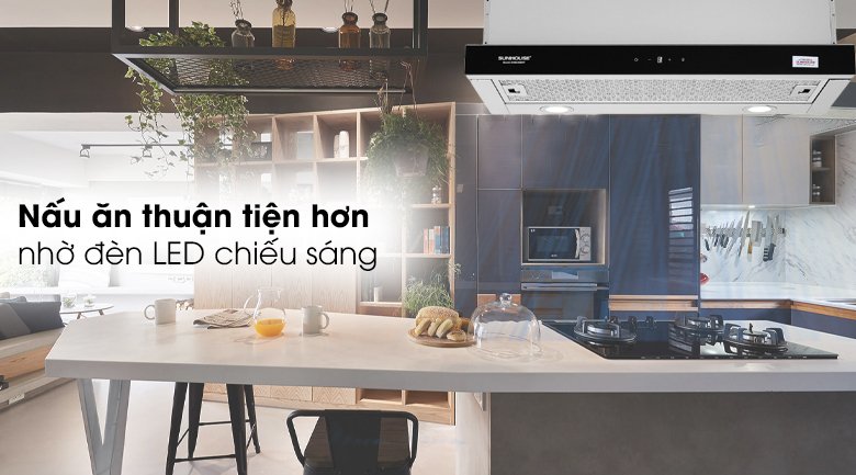 máy hút mùi âm tủ sunhouse shb6288mt