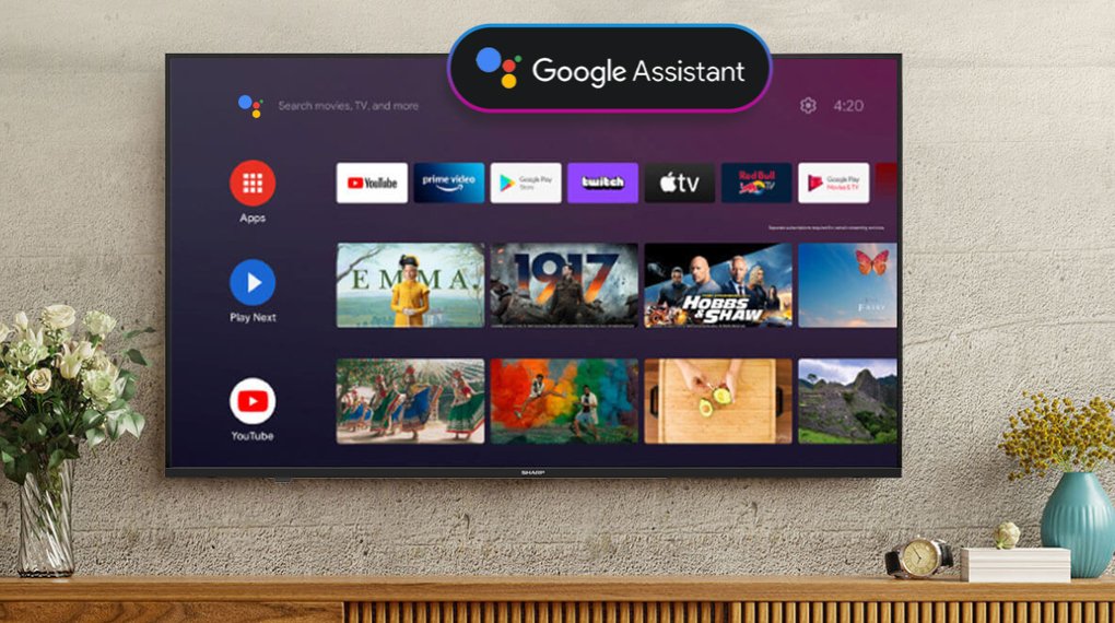 tivi sharp 4k 55 inch 4t-c55ek2x