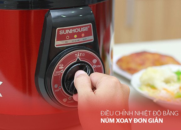 nồi áp suất sunhouse sh1552 (shd1552) 5 lít