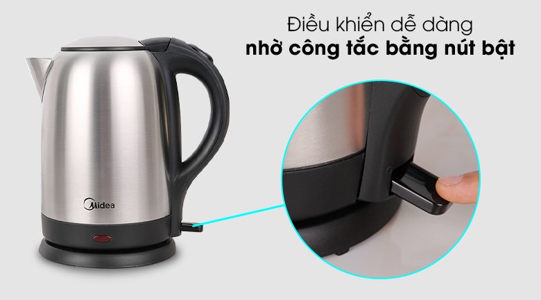 bình đun siêu tốc midea 1.7 lít mk-17ss