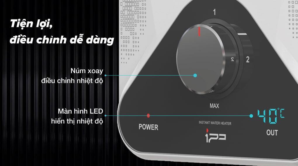 máy nước nóng trực tiếp kangaroo 4000w kg589gp