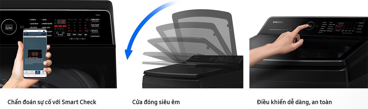 máy giặt samsung inverter 9.5 kg wa95cg4545bdsv