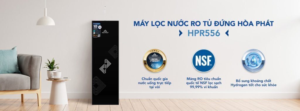 máy lọc nước ro tủ đứng hòa phát hpr556
