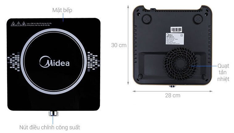 bếp điện từ midea mi-k1917ef(b)
