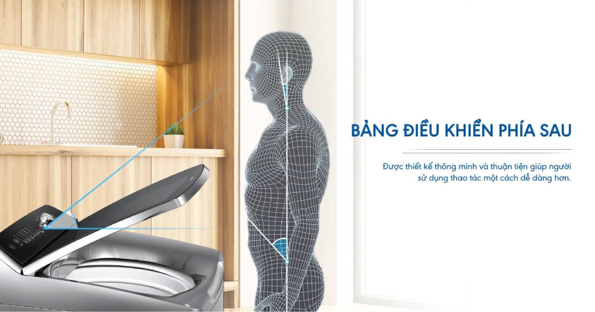 máy giặt aqua inverter 11 kg aqw-dr110jt.bk