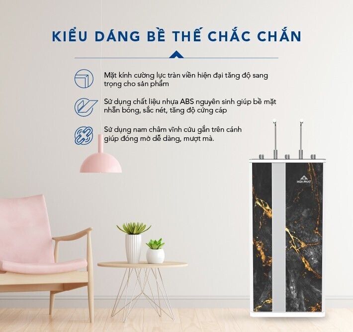máy lọc nước ro nóng lạnh hòa phát hwbr4b1021