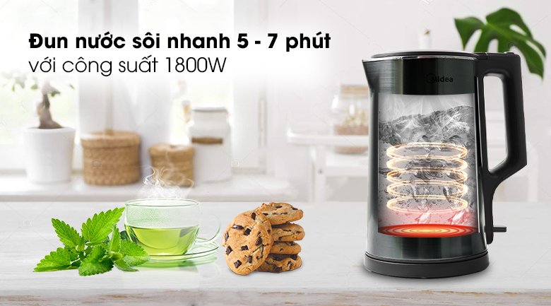 bình đun siêu tốc midea mk-317dc