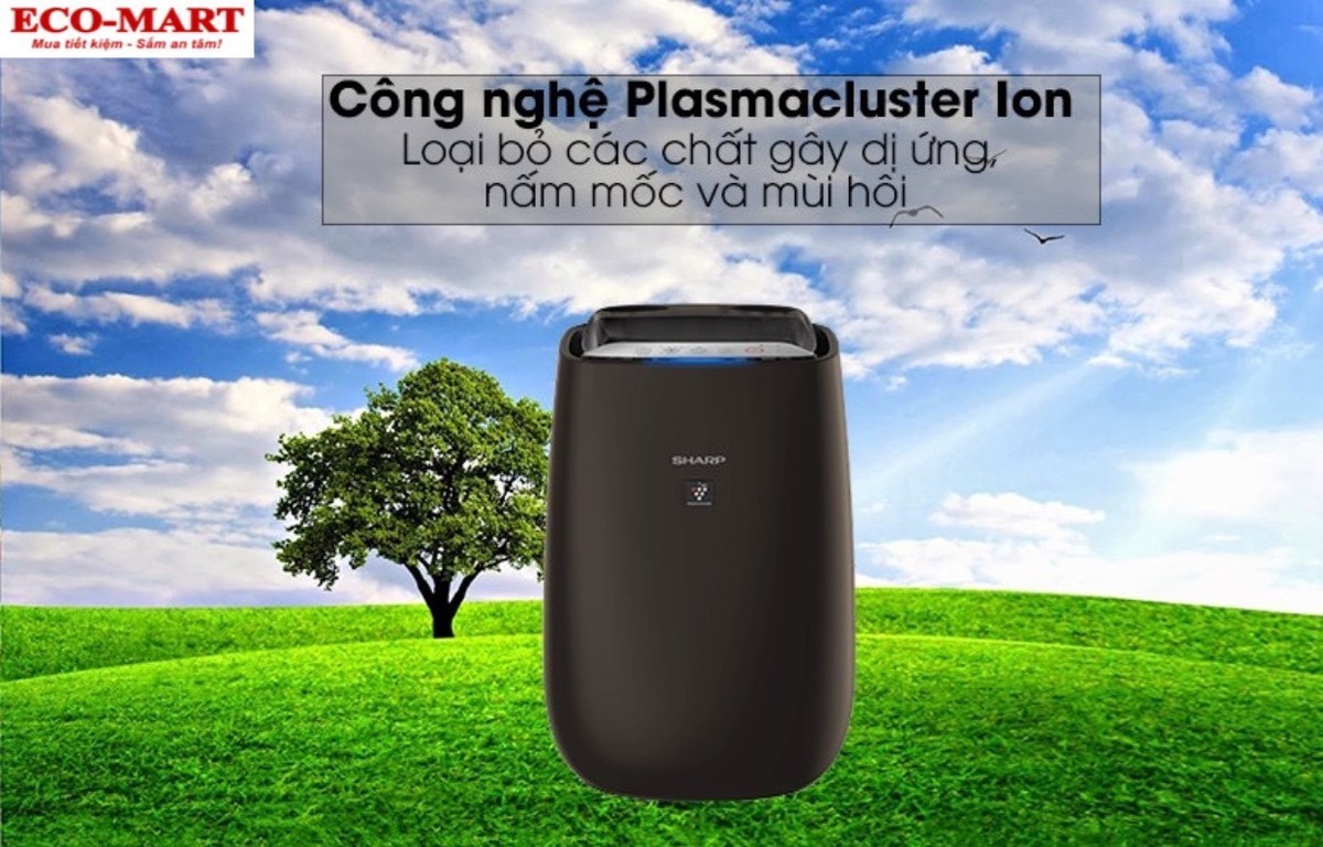 máy lọc không khí sharp fp-j50v-h 38w