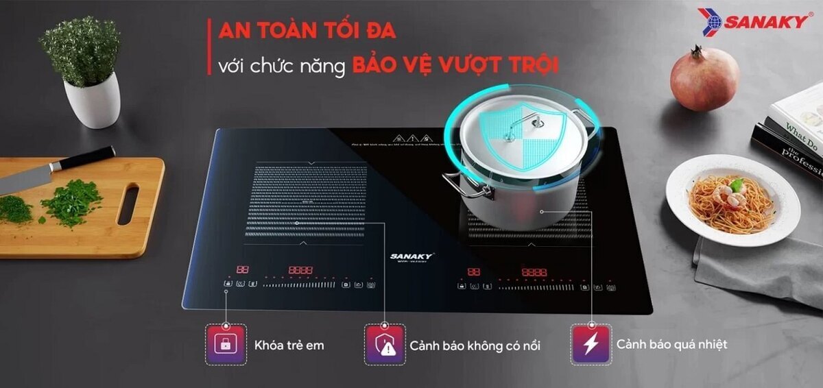 bếp từ đôi sanaky vh-8101hy