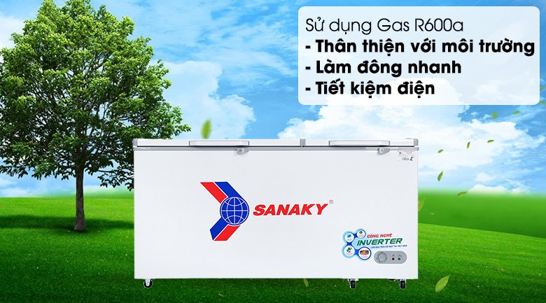 tủ đông inverter sanaky vh-6699hy3, 1 ngăn đông 660 lít