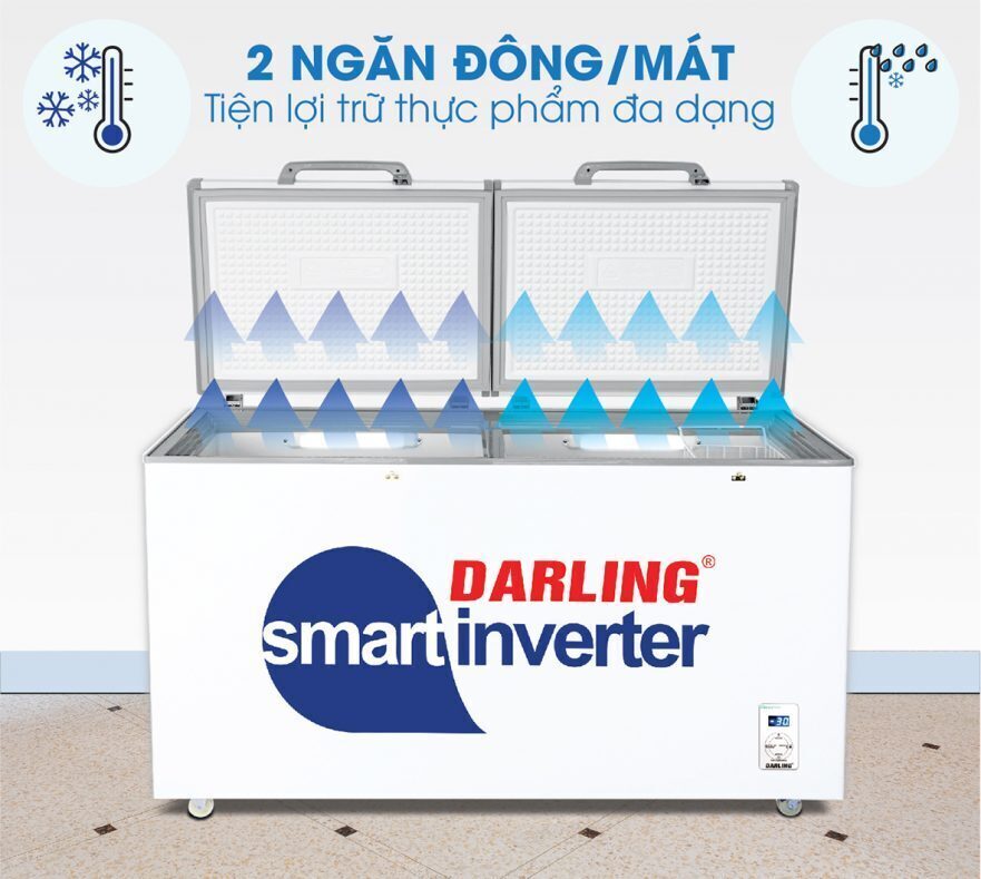 tủ đông darling smart dmf-3699ws