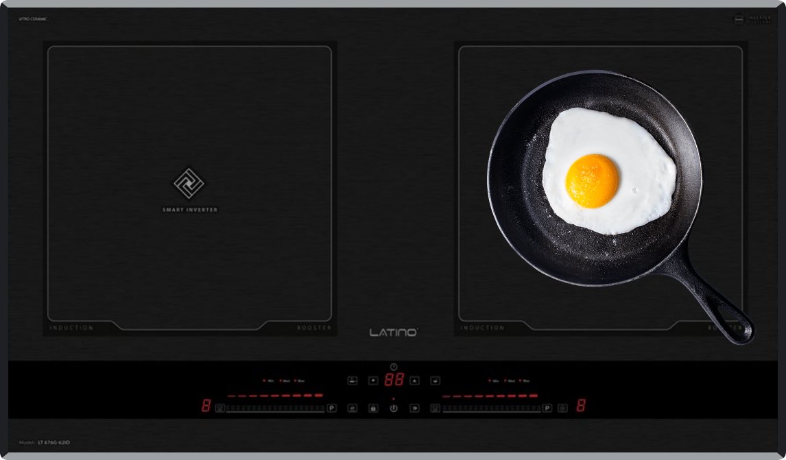 bếp điện từ đôi latino lt 676g-62id