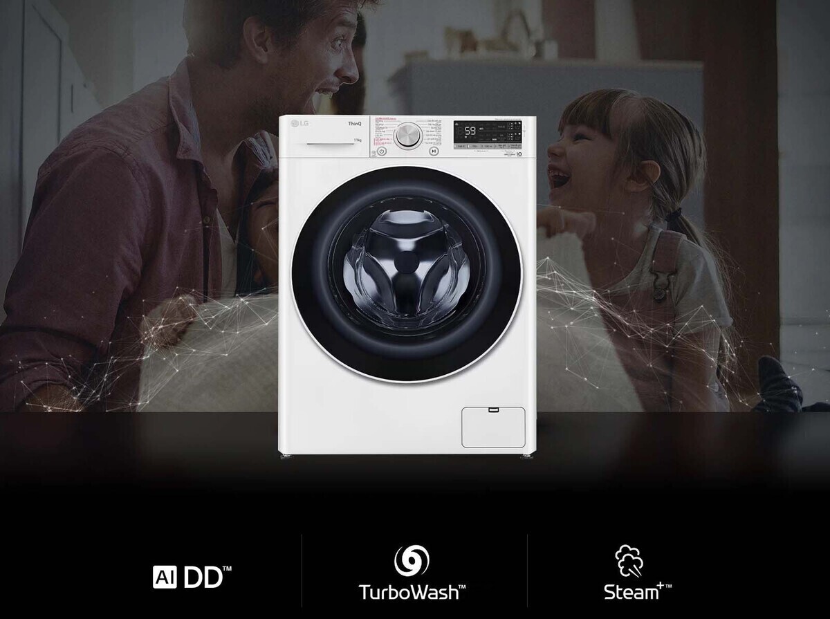 máy giặt lg inverter 11 kg fv1411s4wa