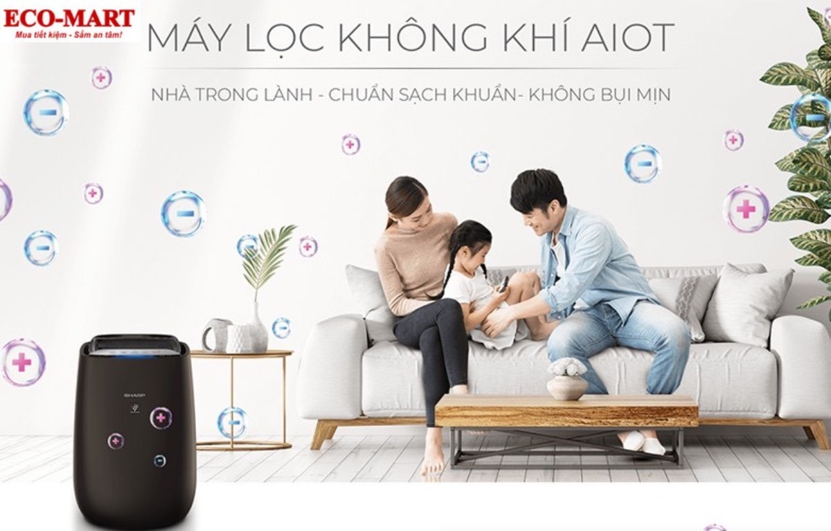 máy lọc không khí sharp fp-j50v-h 38w