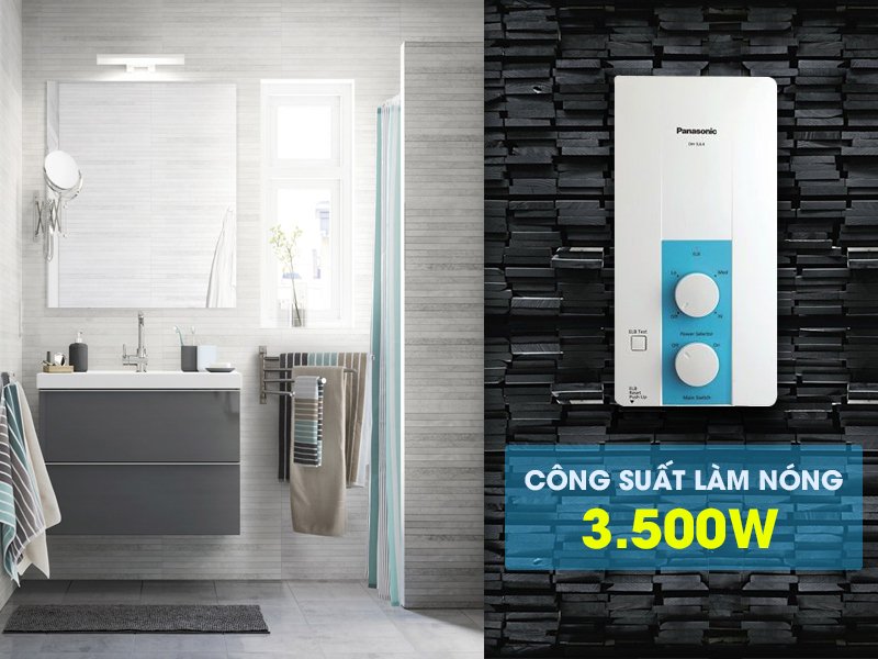 máy nước nóng panasonic dh-3jl4va 3.5 kw