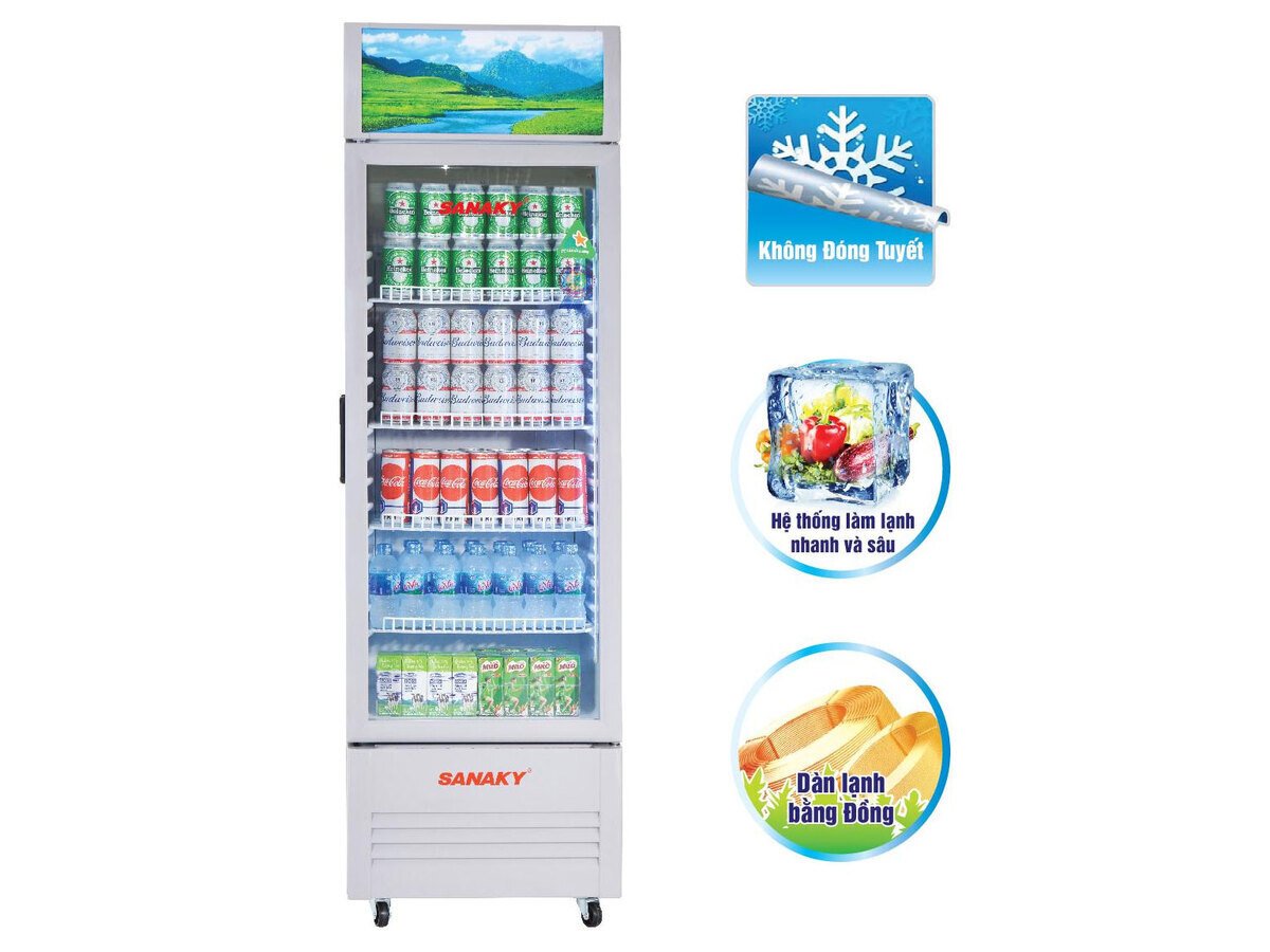 tủ mát sanaky 240 lít vh-309kl