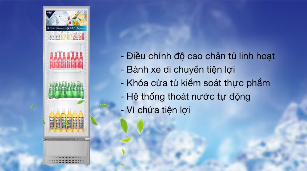 tủ mát aqua 235 lít aqs-af340n