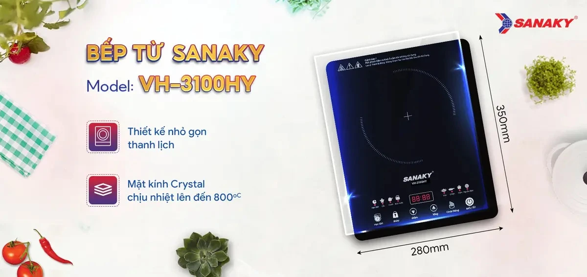 bếp từ đơn sanaky vh-3100hy