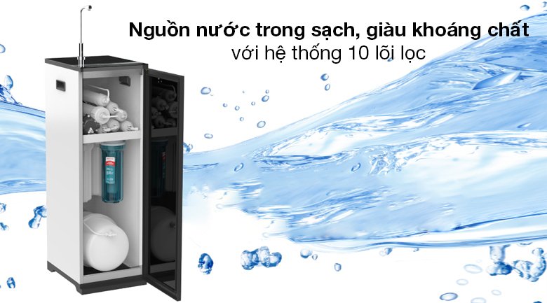 máy lọc nước r.o 10 lõi sunhouse sha88113k