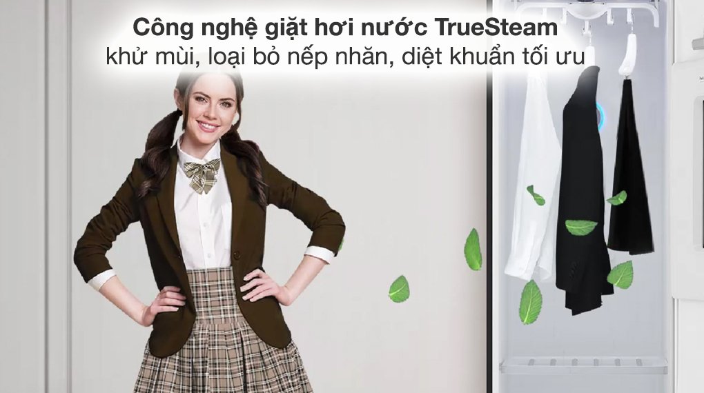 tủ chăm sóc quần áo thông minh lg styler inverter 5 móc s5boc