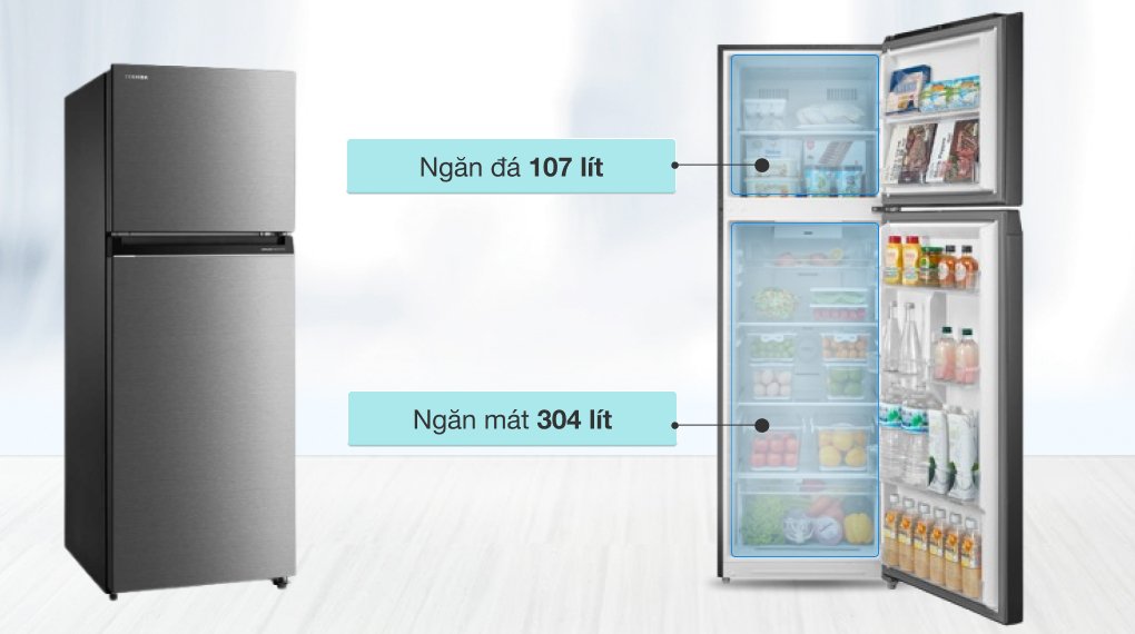 tủ lạnh toshiba inverter 411 lít gr-rt559we-pmv(58)-mm