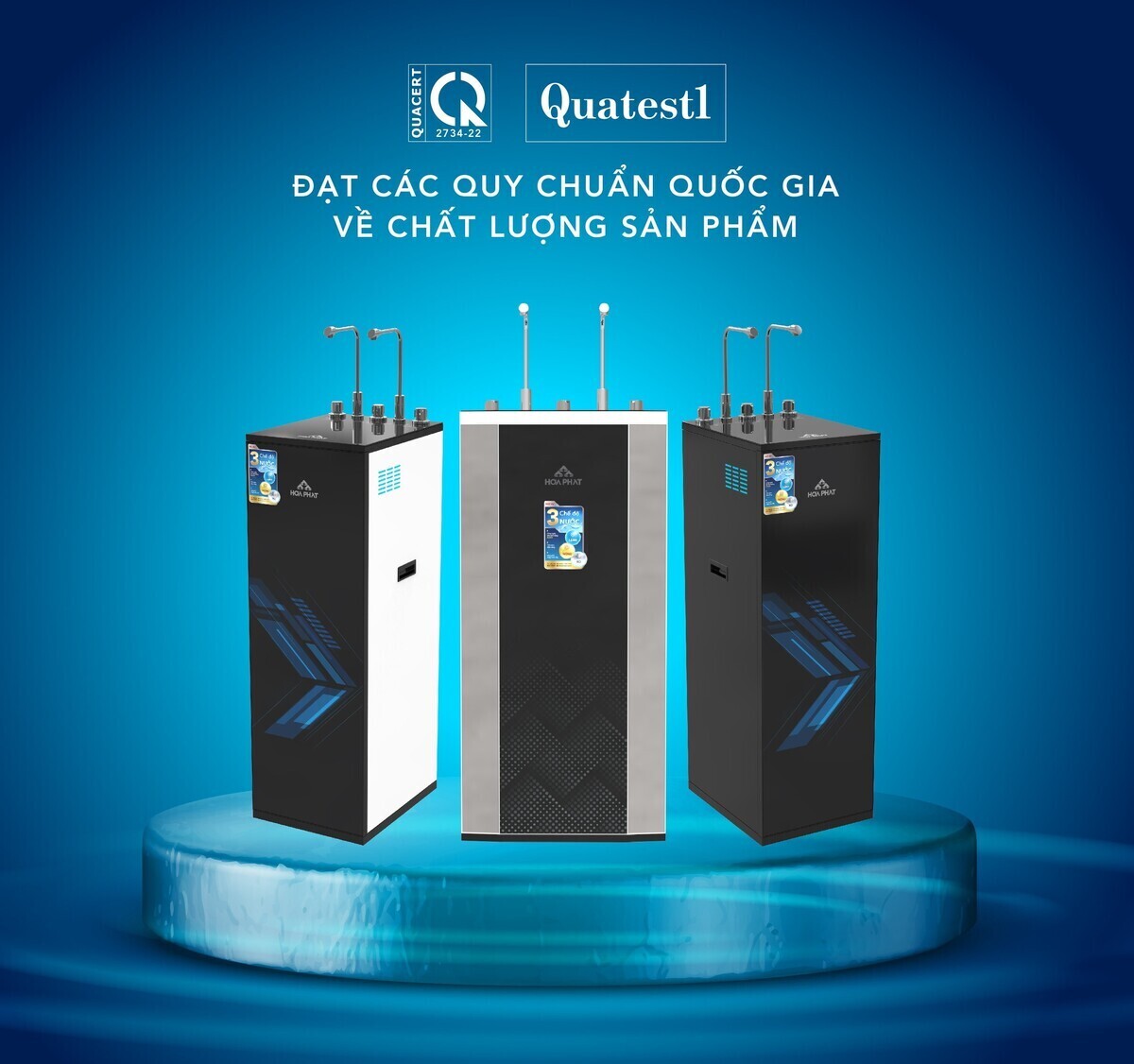 máy lọc nước ro nóng lạnh hòa phát 10 lõi hwbs2a1021