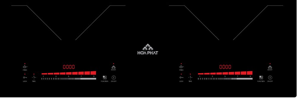 bếp đôi điện từ hồng ngoại hòa phát hpc h21a2