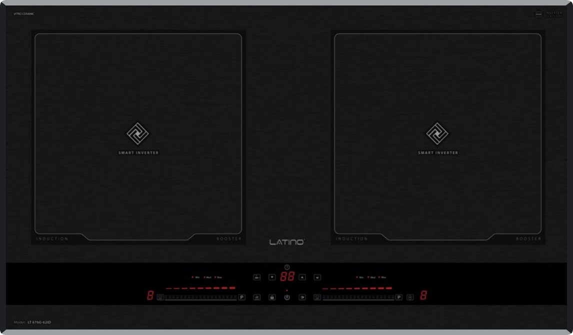 bếp điện từ đôi latino lt 676g-62id