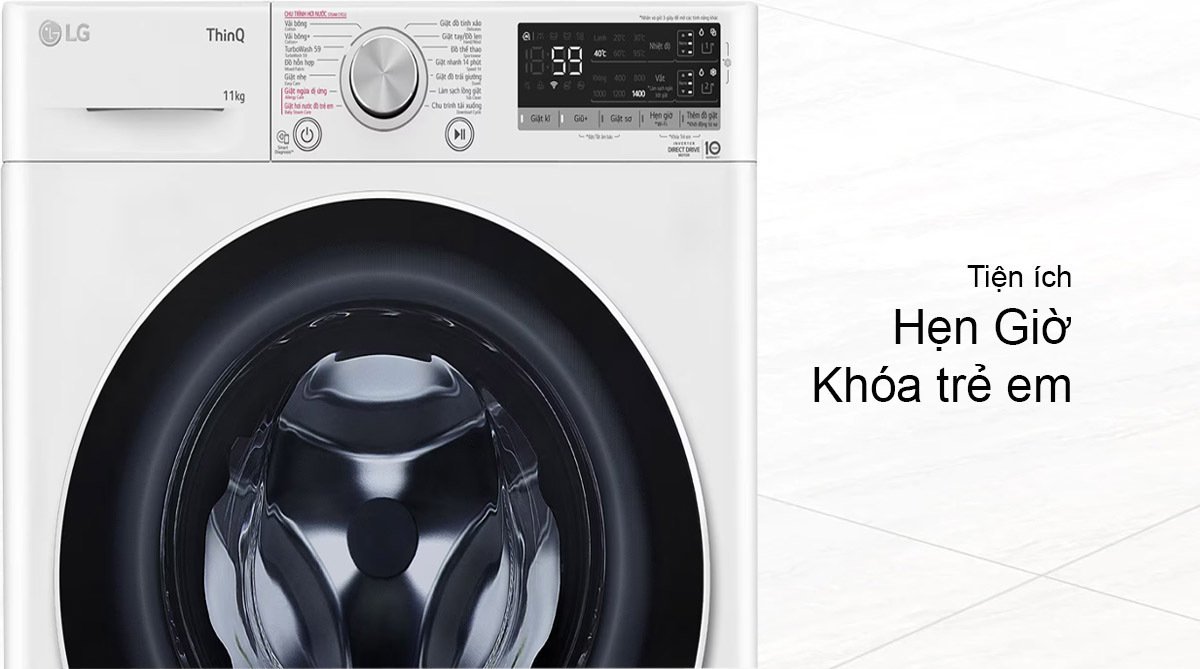 máy giặt lg inverter 11 kg fv1411s4wa