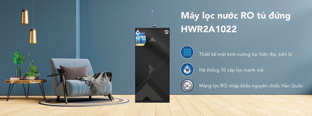 máy lọc nước ro hòa phát 10 lõi hwr1a-1022 (2023)