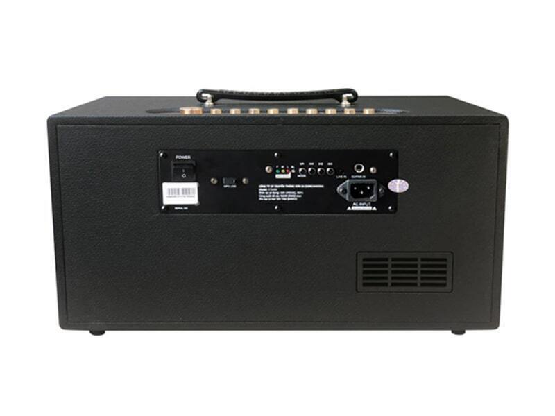 loa xách tay acnos cs450sr (2 bass 16.5cm, 150w, kèm 2 micro)