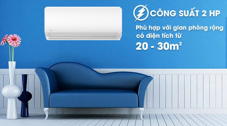 máy lạnh midea inverter 2 hp msaga-18crdn8
