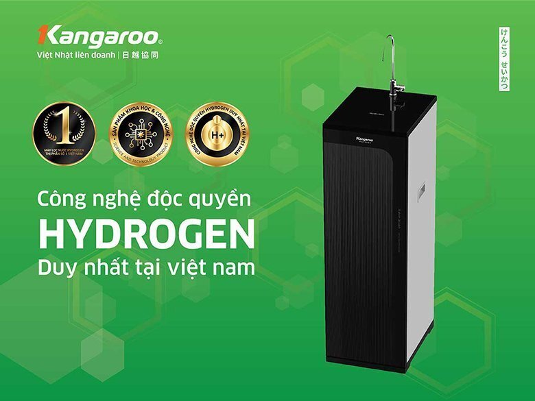 máy lọc nước ro hydrogen kangaroo 10 lõi kg100hc2