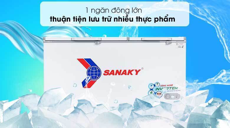 tủ đông inverter sanaky vh-6699hy3, 1 ngăn đông 660 lít
