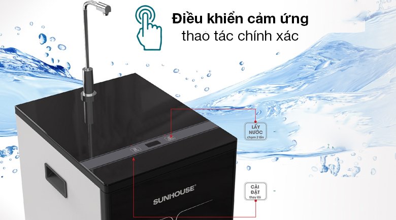 máy lọc nước r.o 10 lõi sunhouse sha88113k