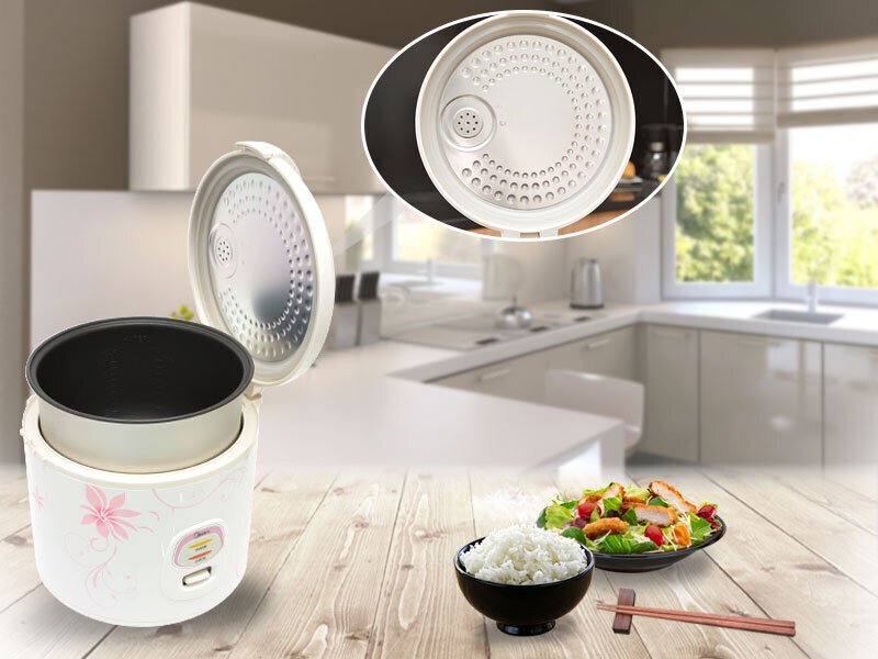 nồi cơm nắp gài midea 1.8 lít mr-cm18sq