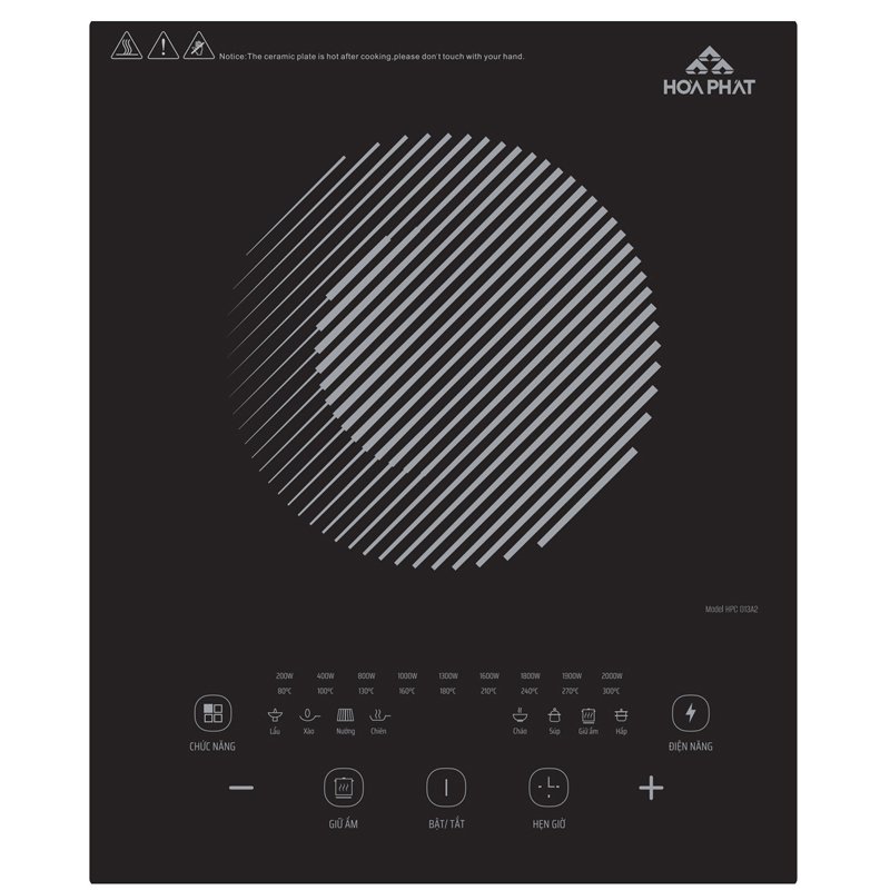bếp điện từ đơn hòa phát hpc d13a2