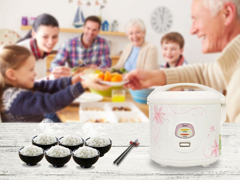 nồi cơm nắp gài midea 1.8 lít mr-cm18sq