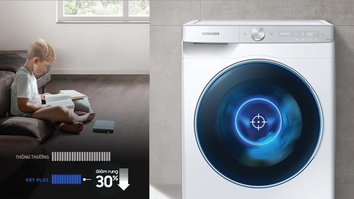 máy giặt samsung inverter 13 kg ww13t504daw